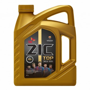 Масло синтетическое ZIC Top 5W-40 4 л